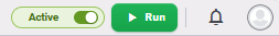 Activate the workflow using the toggle